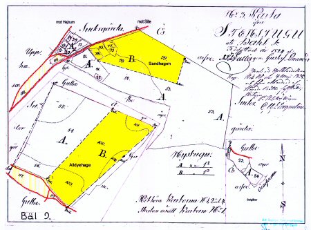 Sandhagen, Alldyehage och Belgker